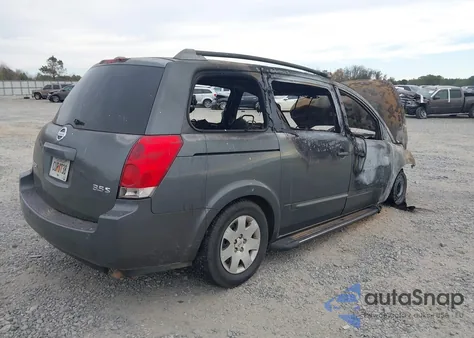 2006 Nissan Quest 3.5 S z USA, uszkodzony, nr VIN 5N1BV28UX6N104287